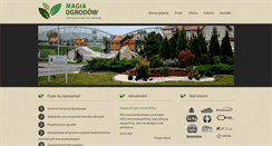 Desktop Screenshot of magia-ogrodow.pl